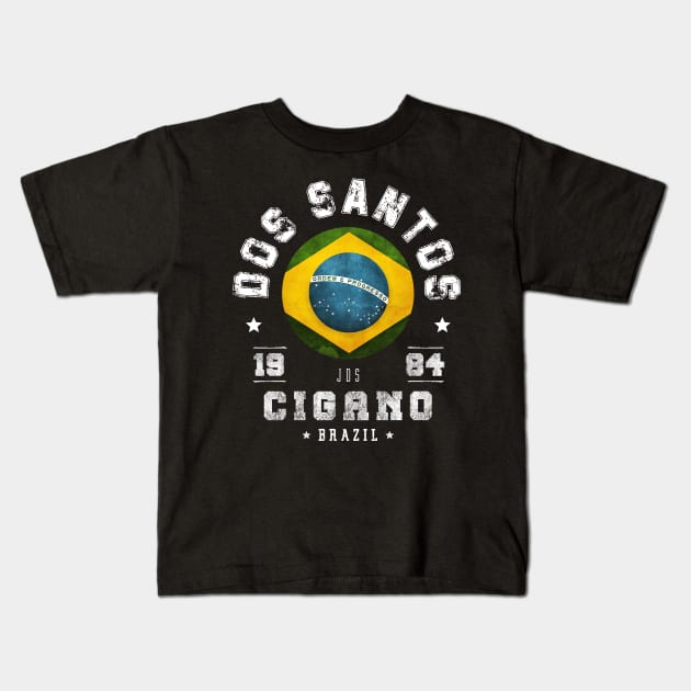Junior dos Santos MMA Kids T-Shirt by CulturedVisuals